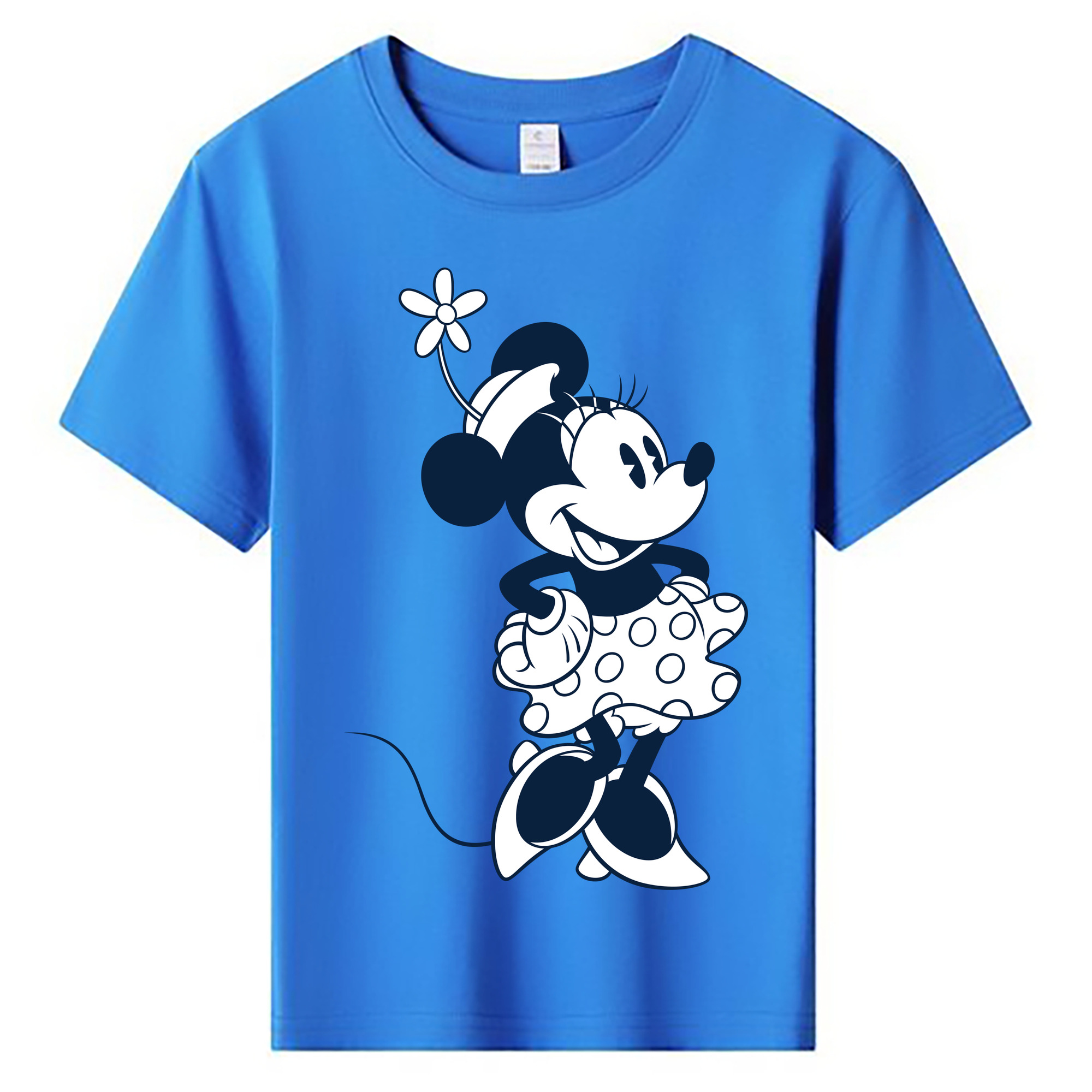 ミッキーマウス Mickey Mouse 綿100％キッズTシャツ（フロントプリント）